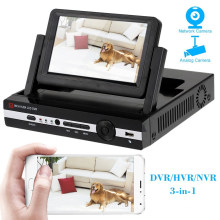 7inch HD LCD Screen Video Recorder Mini DVR for Anglog/Ahd /IP Network Camera